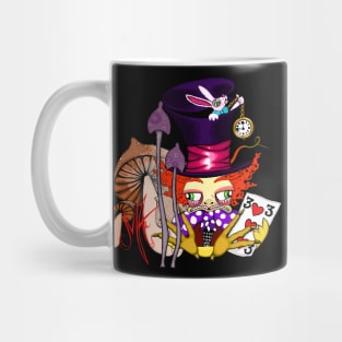 Grumpy Chicken Wonderland Mug